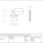 From The Anvil Oval Escutcheon & Cover