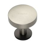 Heritage Brass - Domed Disc Cabinet Knob with Rose