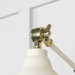 Smooth Brass Brindley Wall Light in Teasel