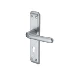 Heritage Brass - Deco Door Handle on Plate