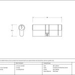 Anvil 5pin Euro Double Cylinder