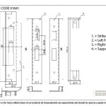 PVD ½" Euro Sash Lock Rebate Kit