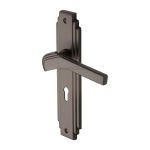 Heritage Brass - Tiffany Door Handle on Plate