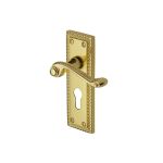 Heritage Brass - Georgian Door Handle on Plate
