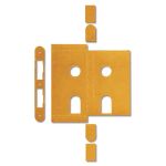 Din Dead Strike Plate Kit For Din Locks S/A Fd30/60 (Fs263)