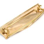 Polished Brass Art Deco Letter Plate