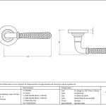 Anvil Hammered Newbury Lever on Rose Set (Plain) Unsprung