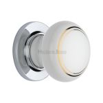 Heritage Brass - Gold Line Door Knob on Rose