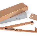 Polished Bronze Size 2-5 Door Closer & Cover