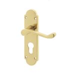Jedo Epsom Suite Lever on Back Plate