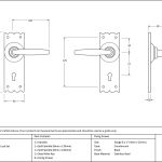 From The Anvil Black Oak Lever Set