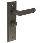 Burlington Kensington Door Handles On Back Plate with Turn & Release