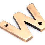 From The Anvil Polished Bronze Letter