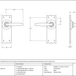 From The Anvil Black Oak Lever Set