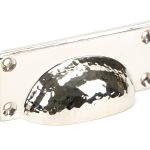 Anvil Hammered Art Deco Drawer Pull