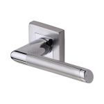Sorrento -  Mercury Sq Door Handle on Square Rose