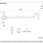 Anvil Forged Cabin Hook