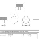 Anvil Brompton Cabinet Knob