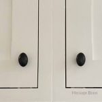 M.Marcus - Matt Black Iron Oval Cabinet Knob