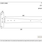 From The Anvil Penny End T Hinge (pair)