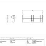 Anvil 5pin Euro Double Cylinder KA
