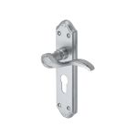 Heritage Brass - Verona Small Door Handle on Plate