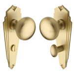 Heritage Brass - Broadway Door Knob on Plate