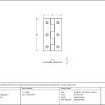From The Anvil Butt Hinge (pair)