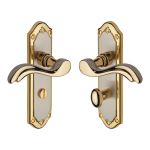 Heritage Brass - Lisboa Door Handle on Plate