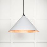 Hammered Copper Hockley Pendant in Flock