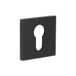 Frelan Hardware CR-T10 CRES Euro Keyway Square Rose Escutcheon
