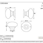Anvil Mushroom Mortice/Rim Knob Set