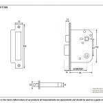 Bathroom Mortice Lock