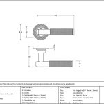 Anvil Brompton Lever on Rose Set (Beehive)
