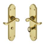 Heritage Brass - Savoy Long Door Handle on Plate