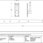24" Band & Spike Hinge (Pair)