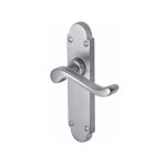 Heritage Brass - Savoy Door Handle on Plate