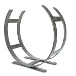 Pewter Curved Log Holder - Large