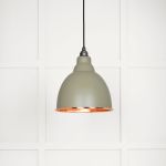 Hammered Copper Brindley Pendant in Tump