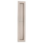 Heritage Brass - Reeded Rectangular Flush Pull