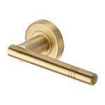 Heritage Brass - Alicia Door Handle on Round Rose