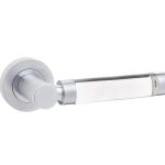 Jedo Natural Milo Door Handles On Rose