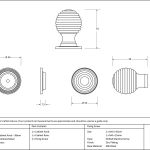 Anvil Beehive Cabinet Knob