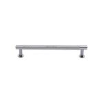 Heritage Brass - Partial Knurled Cabinet Pull Handle with Rose