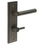Burlington Richmond Door Handles On Back Plate with Turn & Release
