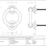 Black 4" Ring Door Knocker