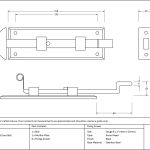 Anvil Fishtail Door Bolt