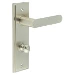 Burlington Kensington Door Handles On Back Plate with Turn & Release