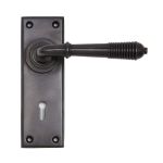 From The Anvil Reeded Lever on Backplate Set