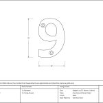 From The Anvil Black Numeral